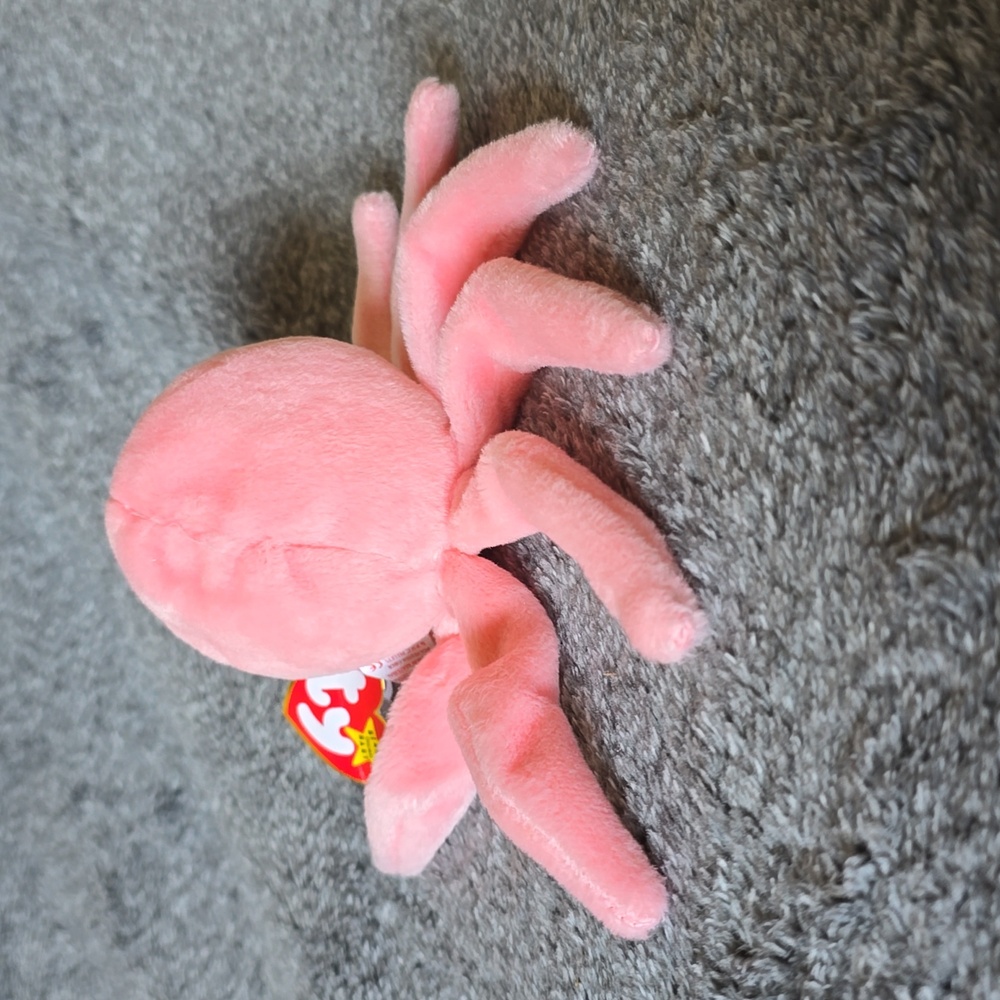 Inky 🐙4th/3rd Gen Ty Beanie Baby Octopus🐙 Toy Rare Collectible NWT PVC Pellets - Picture 10 of 12